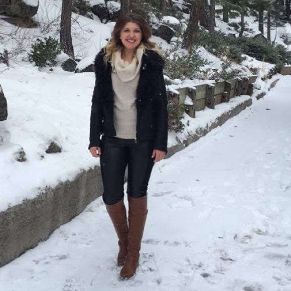 Brown Knee-High Riding Boots - Picture 10 of 10